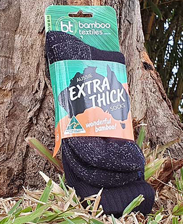 WORKWEAR, SAFETY & CORPORATE CLOTHING SPECIALISTS - Aussie Extra Thick Socks - Single Pack