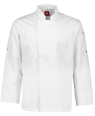 WORKWEAR, SAFETY & CORPORATE CLOTHING SPECIALISTS - Mens Alfresco Long Sleeve Chef Jacket