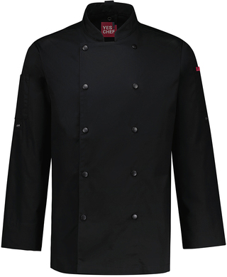 WORKWEAR, SAFETY & CORPORATE CLOTHING SPECIALISTS - Mens Gusto Long Sleeve Chef Jacket