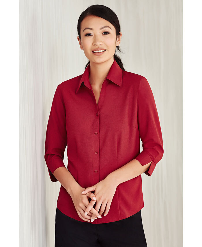 WORKWEAR, SAFETY & CORPORATE CLOTHING SPECIALISTS - Oasis Ladies 3/4 Sleeve Shirt