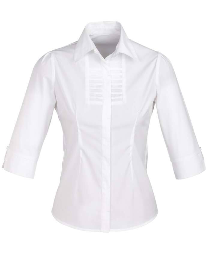 WORKWEAR, SAFETY & CORPORATE CLOTHING SPECIALISTS - Berlin Ladies Shirt - 3/4 Sleeve