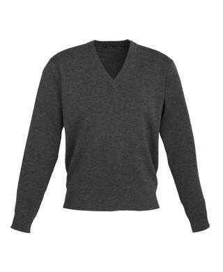 WORKWEAR, SAFETY & CORPORATE CLOTHING SPECIALISTS - V-Neck L/S Wool Pullover