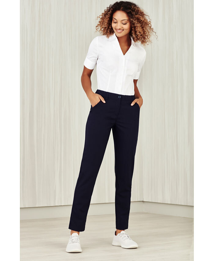 WORKWEAR, SAFETY & CORPORATE CLOTHING SPECIALISTS - Womens Comfort Waist Slim Leg pant