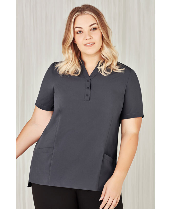 WORKWEAR, SAFETY & CORPORATE CLOTHING SPECIALISTS - Florence Womens Plain Short Sleeve Tunic 