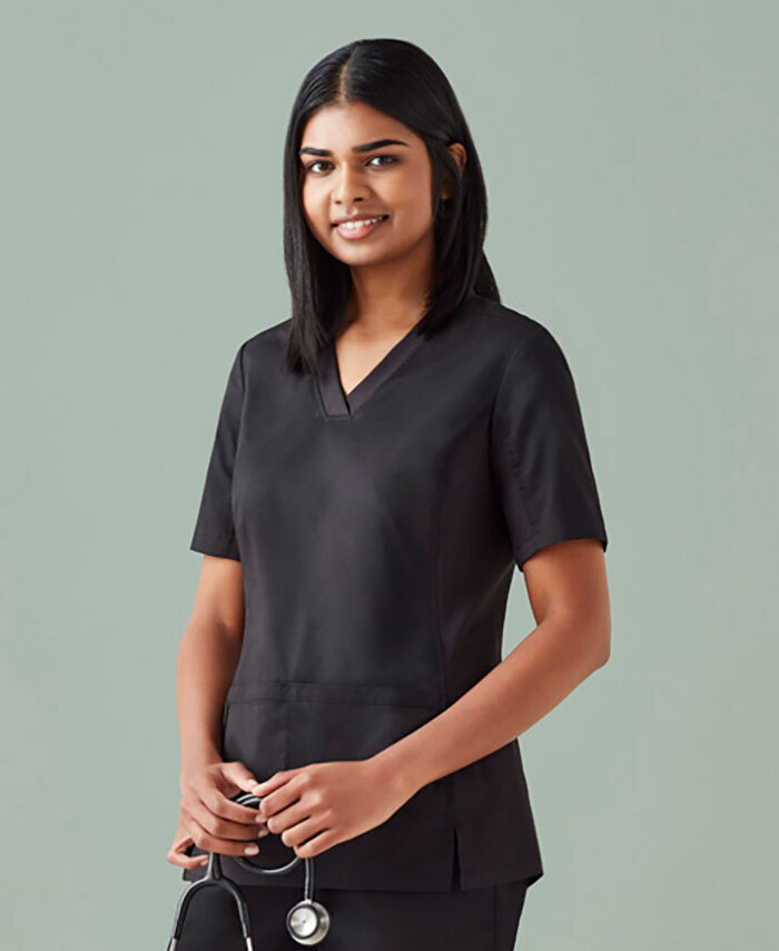 WORKWEAR, SAFETY & CORPORATE CLOTHING SPECIALISTS Riley Womens V-Neck Scrub Top