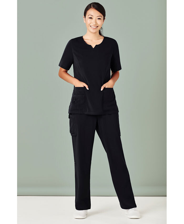 WORKWEAR, SAFETY & CORPORATE CLOTHING SPECIALISTS - Avery Womens Round Neck Scrub Top