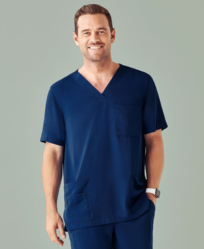 WORKWEAR, SAFETY & CORPORATE CLOTHING SPECIALISTS - Avery Mens V-Neck Scrub Top
