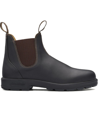 WORKWEAR, SAFETY & CORPORATE CLOTHING SPECIALISTS - Brown premium leather elastic side boot