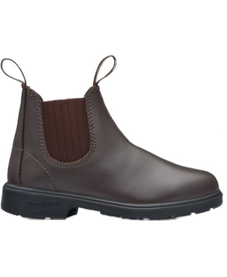 WORKWEAR, SAFETY & CORPORATE CLOTHING SPECIALISTS - 630 - Worklife - Childrens Non Safety Brown Herringbone Elastic Side Boot - V Cut