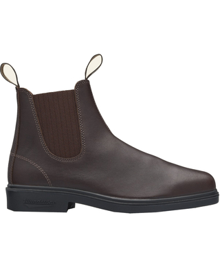 WORKWEAR, SAFETY & CORPORATE CLOTHING SPECIALISTS - Brown elastic side dress boot