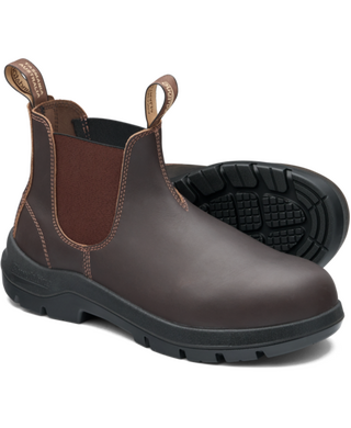 WORKWEAR, SAFETY & CORPORATE CLOTHING SPECIALISTS - Blundstone 710 WorkLife Chesnut Leather Elastic Side Boot
