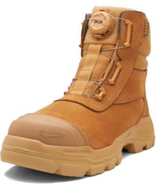 WORKWEAR, SAFETY & CORPORATE CLOTHING SPECIALISTS - RotoFlex Wheat water-resistant premium nubuck 150mm Boa? Lacing safety boot
