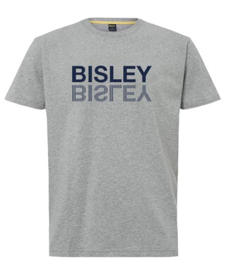 WORKWEAR, SAFETY & CORPORATE CLOTHING SPECIALISTS - BISLEY COTTON FLIPPED LOGO TEE