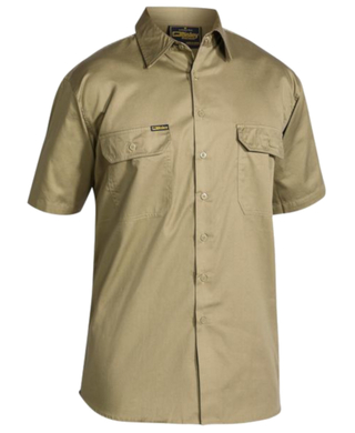 WORKWEAR, SAFETY & CORPORATE CLOTHING SPECIALISTS - Cool Lightweight Drill Shirt - Short Sleeve