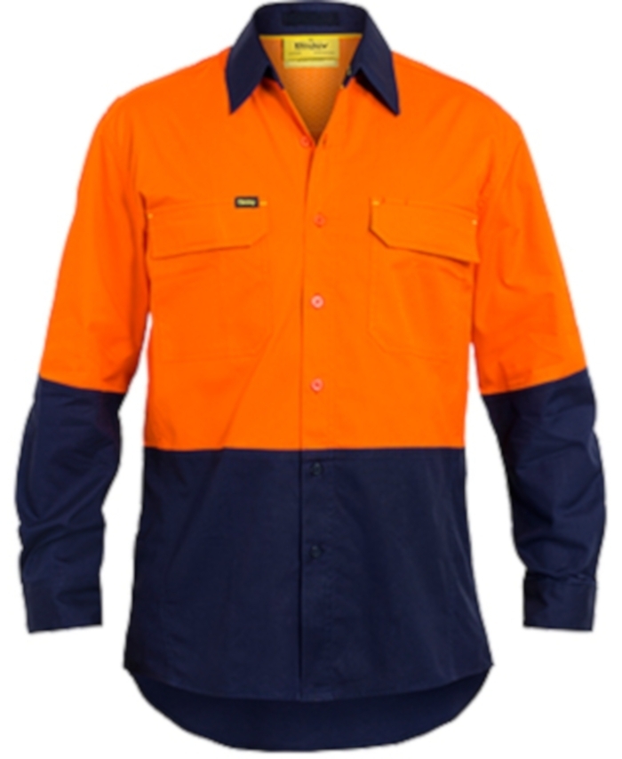 WORKWEAR, SAFETY & CORPORATE CLOTHING SPECIALISTS - X Airflow™ Ripstop Hi Vis Shirt - Long Sleeve