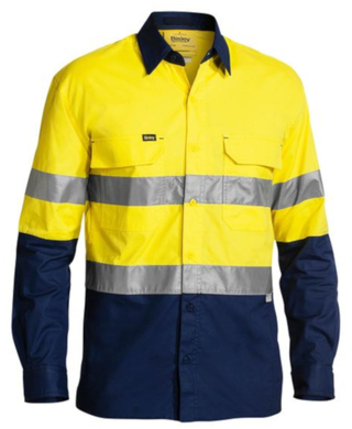 WORKWEAR, SAFETY & CORPORATE CLOTHING SPECIALISTS - 3M Taped X Airflow™ Ripstop Hi Vis Shirt - Long Sleeve