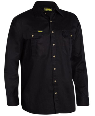 WORKWEAR, SAFETY & CORPORATE CLOTHING SPECIALISTS - Original Cotton Drill Shirt - Long Sleeve