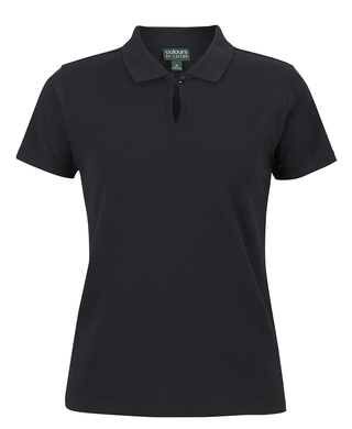 WORKWEAR, SAFETY & CORPORATE CLOTHING SPECIALISTS - C of C LADIES COTTON S/S STRETCH POLO