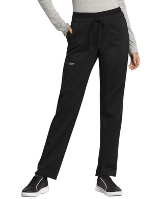 WORKWEAR, SAFETY & CORPORATE CLOTHING SPECIALISTS - Revolution - HIGH WAISTED KNIT BAND TAPERED WOMEN'S PANT, REGULAR LENGTH