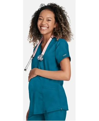 WORKWEAR, SAFETY & CORPORATE CLOTHING SPECIALISTS - Maternity Mock Wrap Top