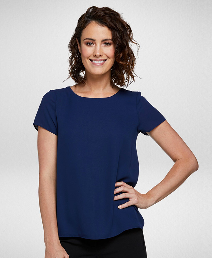 WORKWEAR, SAFETY & CORPORATE CLOTHING SPECIALISTS - Harmony - Loose Fit Blouse - Sleeveless (Inc COB Logo)