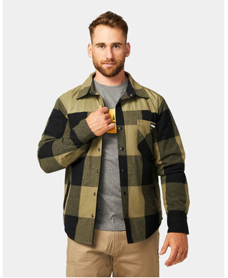 WORKWEAR, SAFETY & CORPORATE CLOTHING SPECIALISTS - BUFFALO CHECK INSULATED SHIRT JACKET