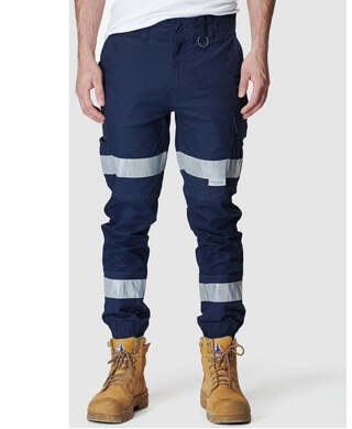 WORKWEAR, SAFETY & CORPORATE CLOTHING SPECIALISTS - MENS REFLECTIVE CUFFED PANT