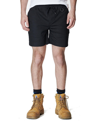 WORKWEAR, SAFETY & CORPORATE CLOTHING SPECIALISTS - MENS ELASTIC BASIC SHORT