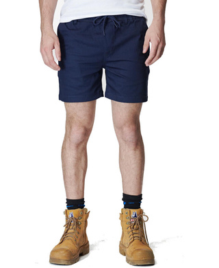 WORKWEAR, SAFETY & CORPORATE CLOTHING SPECIALISTS - MENS ELASTIC BASIC SHORT