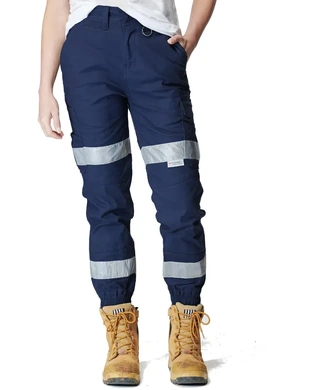 WORKWEAR, SAFETY & CORPORATE CLOTHING SPECIALISTS - WOMENS REFLECTIVE CUFFED PANT