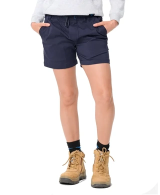 WORKWEAR, SAFETY & CORPORATE CLOTHING SPECIALISTS - WOMENS ELASTIC LIGHT SHORT