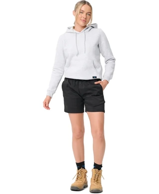WORKWEAR, SAFETY & CORPORATE CLOTHING SPECIALISTS - WOMENS ELASTIC LIGHT SHORT