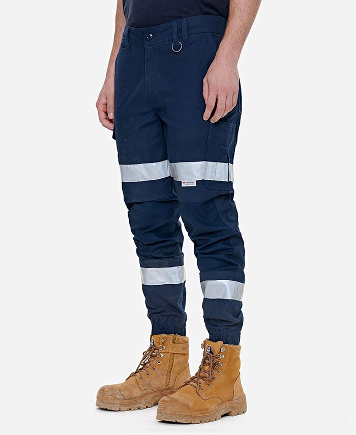 WORKWEAR, SAFETY & CORPORATE CLOTHING SPECIALISTS - Mens Reflective Cuffed Pants
