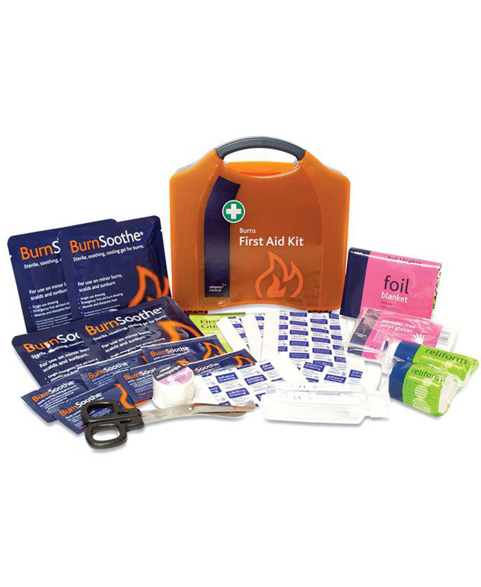 WORKWEAR, SAFETY & CORPORATE CLOTHING SPECIALISTS - EMERGENCY BURNS KIT, PLASTIC PORTABLE
