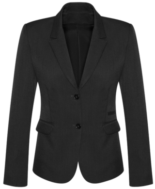 WORKWEAR, SAFETY & CORPORATE CLOTHING SPECIALISTS - Cool Stretch - Womens 2 Button Mid Length Jacket