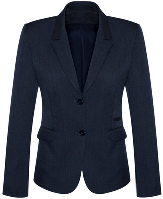 WORKWEAR, SAFETY & CORPORATE CLOTHING SPECIALISTS - Comfort Wool - Womens 2 Button Mid Length Jacket - Navy - 26