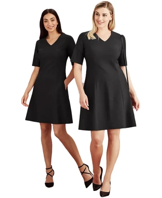 WORKWEAR, SAFETY & CORPORATE CLOTHING SPECIALISTS - Siena - Womens Extended Short Sleeve Dress