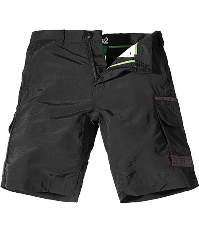 WORKWEAR, SAFETY & CORPORATE CLOTHING SPECIALISTS - Lightweight Cargo Work Shorts-Black-30/77R