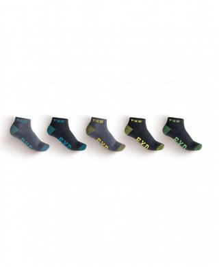 WORKWEAR, SAFETY & CORPORATE CLOTHING SPECIALISTS - Assorted 5pk Ankle Socks