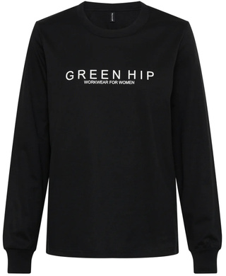 WORKWEAR, SAFETY & CORPORATE CLOTHING SPECIALISTS - Green Hip Long Sleeve T-Shirt