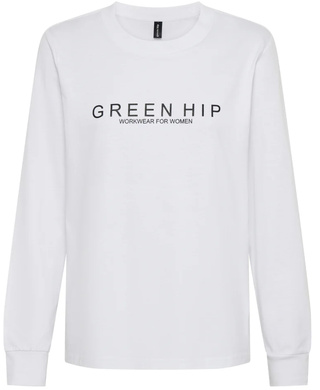WORKWEAR, SAFETY & CORPORATE CLOTHING SPECIALISTS - Green Hip Long Sleeve T-Shirt