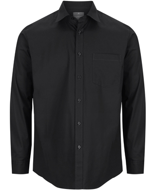 WORKWEAR, SAFETY & CORPORATE CLOTHING SPECIALISTS - OLSEN - MENS COTTON STRETCH SHIRT