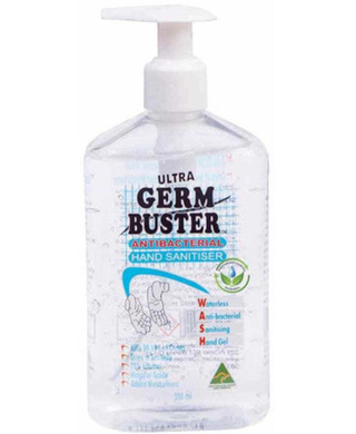 WORKWEAR, SAFETY & CORPORATE CLOTHING SPECIALISTS - Germ Buster Anti-Bacterial Hand Gel 500ml Pump