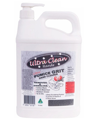 WORKWEAR, SAFETY & CORPORATE CLOTHING SPECIALISTS - Ultra Clean Hands Pumice Grit 5 Litre Pump