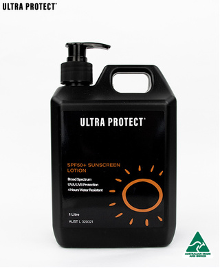 WORKWEAR, SAFETY & CORPORATE CLOTHING SPECIALISTS - Ultra Protect SPF50+ Sunscreen 1 Litre Pump