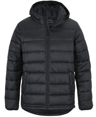 WORKWEAR, SAFETY & CORPORATE CLOTHING SPECIALISTS - JB's URBAN HOODED PUFFER JACKET