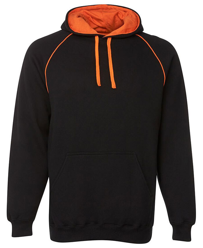 WORKWEAR, SAFETY & CORPORATE CLOTHING SPECIALISTS - JB's Contrast Fleecy Hoodie