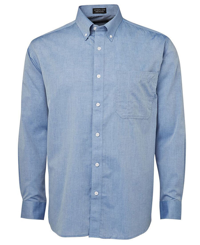 WORKWEAR, SAFETY & CORPORATE CLOTHING SPECIALISTS - JB's Long Sleeve Fine Chambray Shirt 