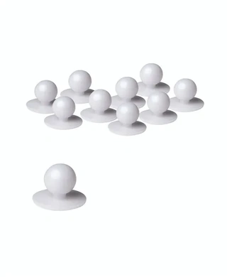 WORKWEAR, SAFETY & CORPORATE CLOTHING SPECIALISTS - JB's CHEF'S BUTTON - (10 BAGS OF 10)