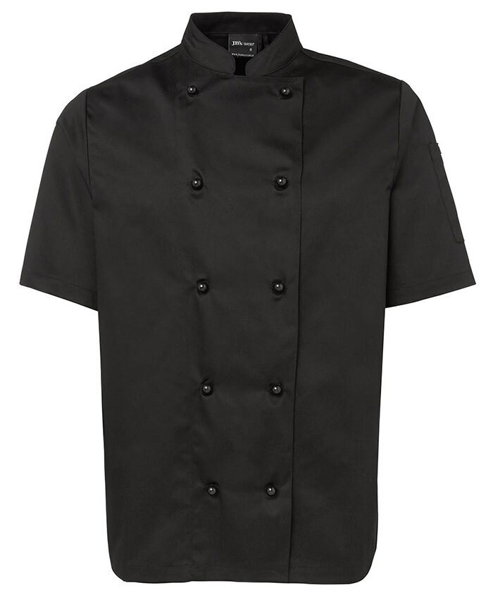 WORKWEAR, SAFETY & CORPORATE CLOTHING SPECIALISTS - JB's Short Sleeve Chef's Jacket 